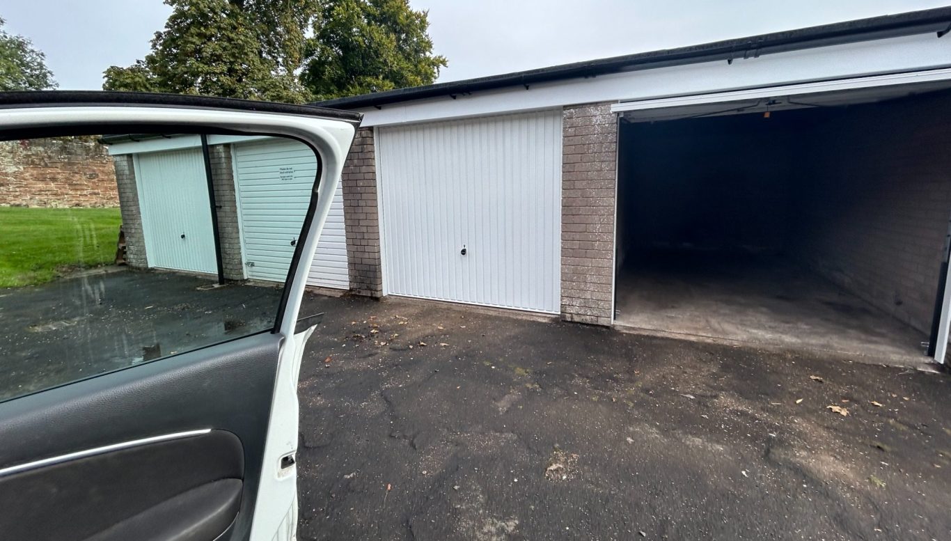 a colony of four lock up garages